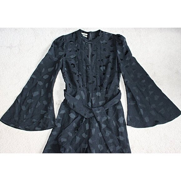 Co. Los Angeles - Wide Leg Jacquard Jumpsuit - Worn by Lisa Kudrow - XS Oversize - Picture 12 of 15